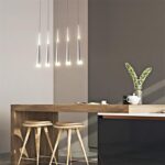 Dutti D0069 LED Lámpara de Araña: Luminaria Acrílica de Diseño Minimalista para Restaurante, Bar, Comedor, Isla de Cocina, Terraza, y Porche